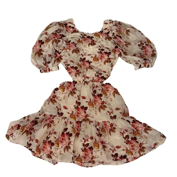 NWT Sea New York Puff Sleeve Smocked Dress - Picture 5 of 9